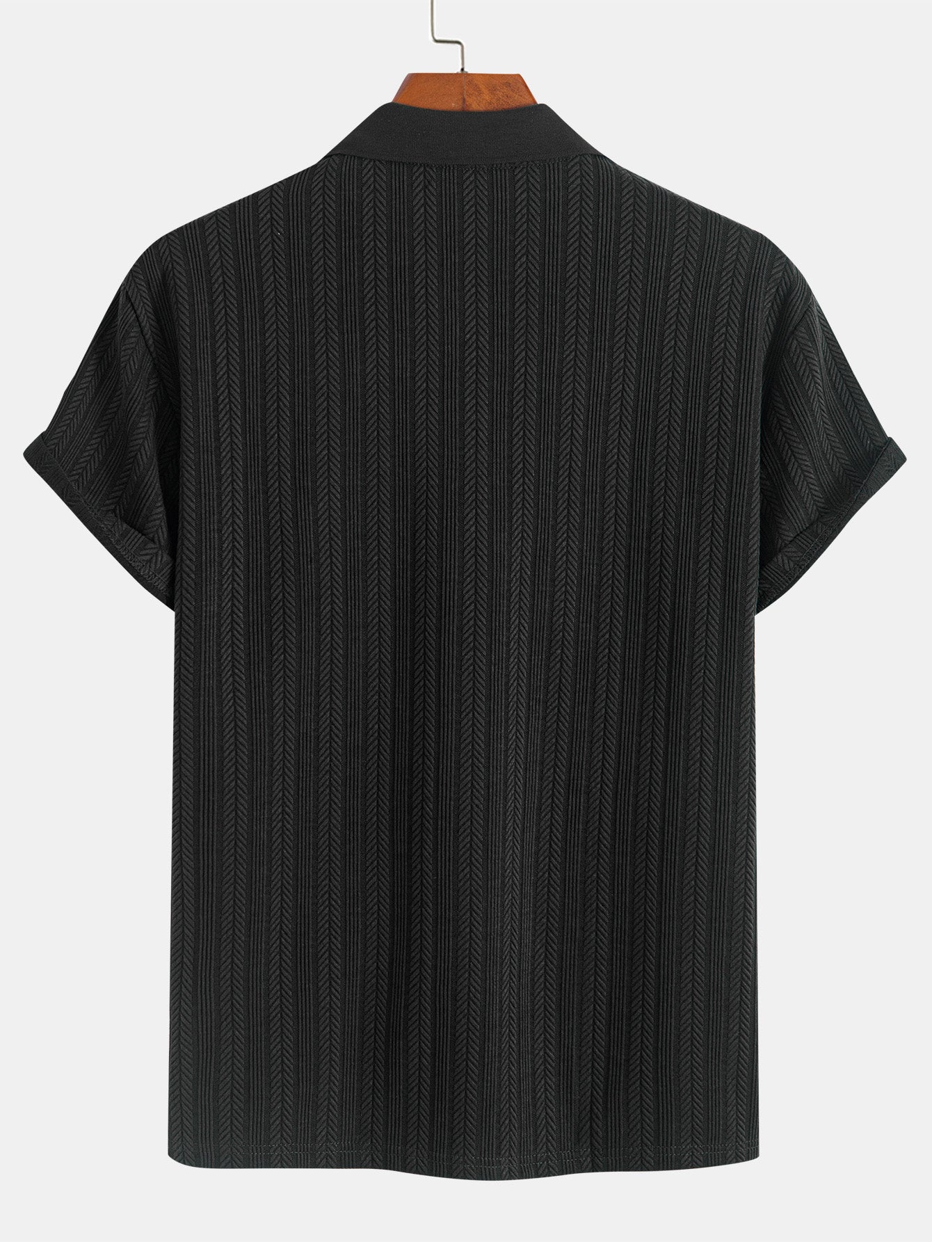 Mason™ | Textured Zipper Polo