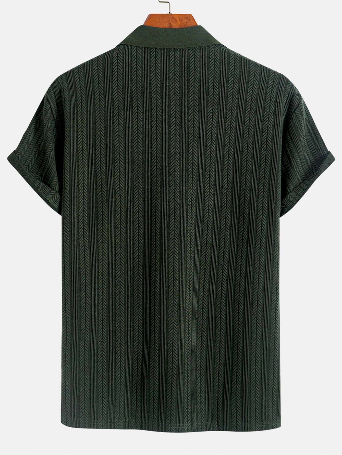Mason™ | Textured Zipper Polo