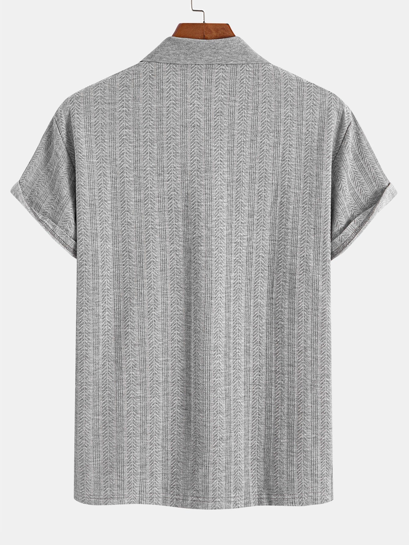 Mason™ | Textured Zipper Polo