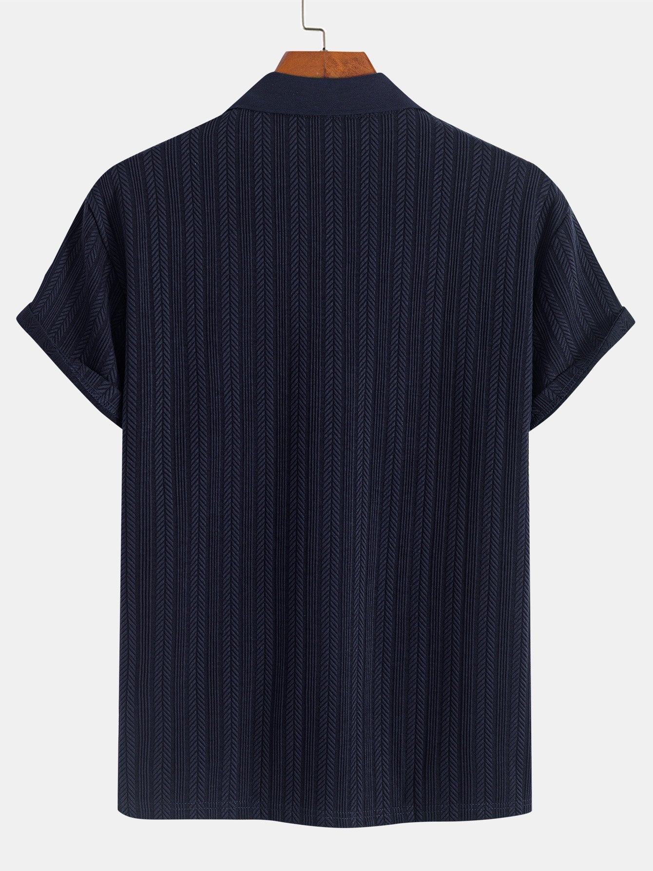 Mason™ | Textured Zipper Polo