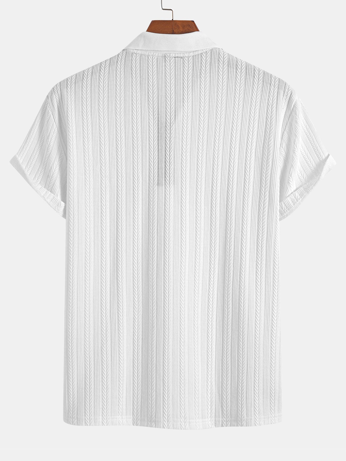 Mason™ | Textured Zipper Polo